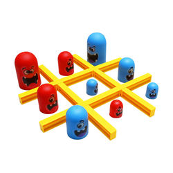 Tic-Tac-Toe, Big-Eats-Small, Three-In-A-Row, Nesting Dolls, Parent-Child Interactive Tabletop Toy, Educational Game, Children's Concentration Board Game