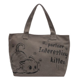 休闲大容量帆布托特包包女2025新款秋冬通勤单肩包外出手提购物袋