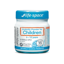 (Exclusif pour les nouveaux clients) Complément nutritionnel en poudre probiotique pour enfants Australian Lifespace Probiotics 21 g dans une bouteille