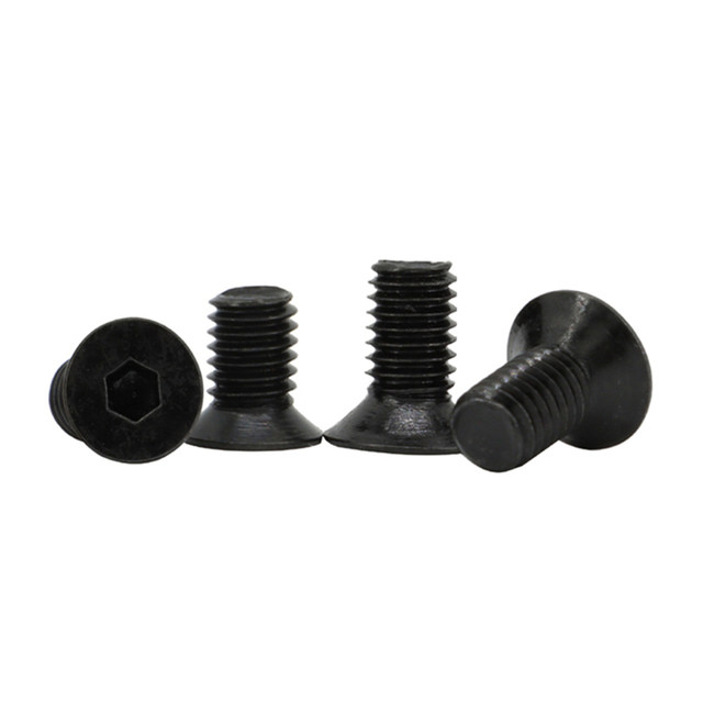 Hexagonal countersunk head small head hat thin head machine tooth screw