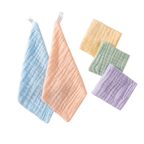 Baby saliva serviette bébé serviette enfant fraîchement lavé visage handkerchief with small square towels pure coton gazze towel bath ultra soft