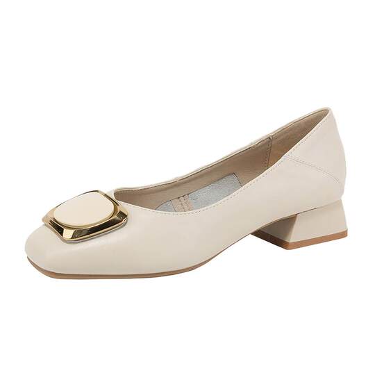 Super soft thick heel, fairy style gentle mom sandals, versatile