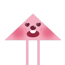 A kite is a flying fish. Loopy Internet celebrity beaver cartoon co-branded three-eyed boy ugly fish Hanton high-quality kite