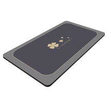 Silicon Algae Clay Upholstered Washstand Water Suction Pad Water Absorbent Ground Mat Toilet Non-slip Mat Bathroom Home Toilet Footbed