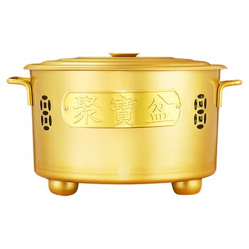 Stainless Steel Incense Burner, Treasure Bowl, Money-Burning Stove, Gold-Burning Bucket for Home Indoor Use, for Burning Incense and Offering Offerings