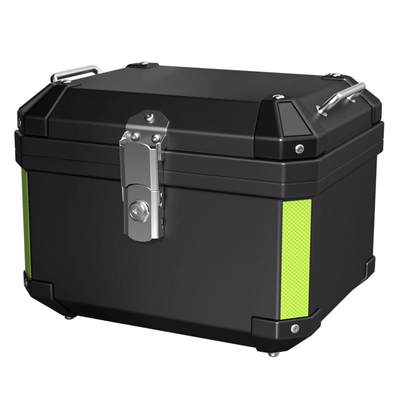 Motorcycle non-aluminum alloy tail box large-capacity trunk scooter electric vehicle luggage large universal box