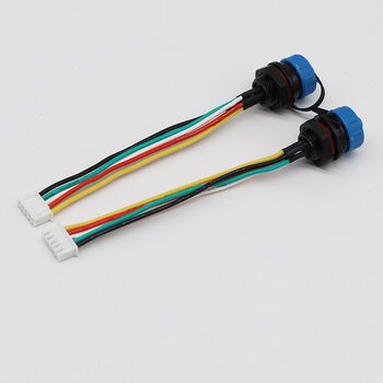 Waterproof aviation plug line smart device connection line rear nut male and female butt copper wire