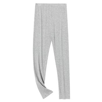 leggings ຝ້າຍ Modal ສີ​ຂີ້​ເຖົ່າ​ສໍາ​ລັບ​ແມ່​ຍິງ​ໃນ​ພາກ​ຮຽນ spring ແລະ​ດູ​ໃບ​ໄມ້​ລົ່ນ​, ບາງ​, ໃສ່​ພາຍ​ໃນ​ແລະ​ນອກ​, pants ດູ​ໃບ​ໄມ້​ລົ່ນ​ທີ່​ເຄັ່ງ​ຄັດ​, ຮ້ອນ​ເກົ້າ​ຈຸດ​, ຂະ​ຫນາດ​ໃຫຍ່​, ແອວ​ສູງ​, ລະ​ດູ​ຫນາວ