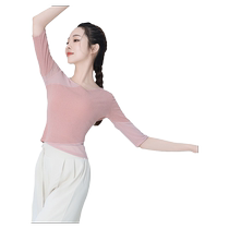 Shanrentang modern dance dance practice clothes womens short-sleeved adult body training clothes Chinese classical dance clothing tops