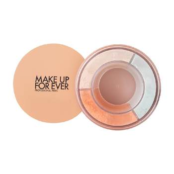 Meikefei simulated muscle aperture loose powder three-color makeup setting powder 8g ເຄື່ອງແຕ່ງໜ້າຕິດທົນນານ locking oil control and brightening ທີ່ແທ້ຈິງ