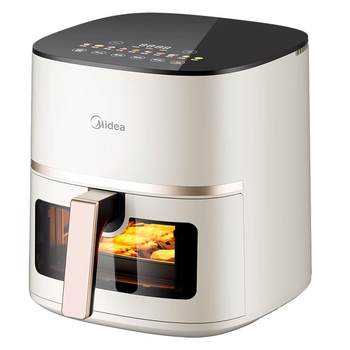 Midea air fryer household cooker cooker intelligent visual free flip-free oil-fryer electric oven