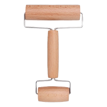 Double-head roller rolling pin household food-grade stainless steel rolling pin solid wood roller for making dumplings