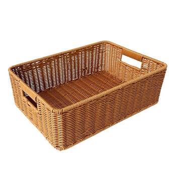 Plastic is a desktop storage basket cabinet miscellaneous storage box