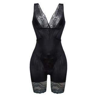 伊蓝妮无痕收腰收腹提臀束身连体后脱塑身衣产后塑形薄款美体衣女