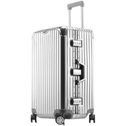 ກອບອາລູມິນຽມຂະຫນາດໃຫຍ່ universal wheel trolley case men's suitcase 26-inch hard case internet celebrity suitcase women ins password box