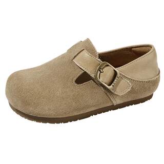 Belle children's shoes spring girls' birkenstock leather shoes