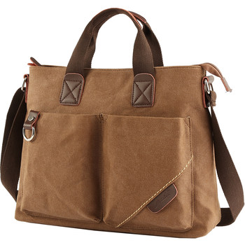 Business one-shoulder casual wind large capacity handbag