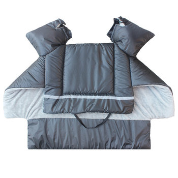 Electric Vehicle Windshield Quilt, Winter Velvet Thickeneded Waterproof Battery Motorcycle Windproof Cover, Cold-Proof Winter Model, Universal for All Seasons