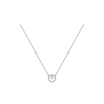 Djula jurui magic series 18k gold set with natural diamonds white gold rose gold pendant stacking necklace bracelet ring