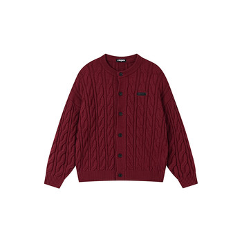 Fornines thickened round neck cardigan sweater for men and women 2025 autumn and winter new knitted sweater lazy and relaxed jacket Fornines thickened round neck cardigan sweater for men and women 2025 autumn and winter new knitted sweater lazy and relaxed jacket