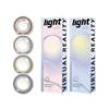Haichang light chasing contact lenses, 10 pieces per day, one apple, myopia contact lenses, size, diameter, wedding brown official