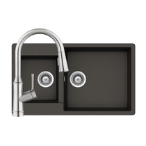 Hansgrohe hansgrohe kitchen faucet sink stone sink faucet set one large and one small quartz stone sink