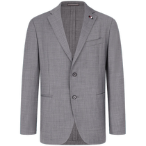 Tommy LARDINI24 early autumn mens wool blended handmade slim-fitting gentleman style suit 02197