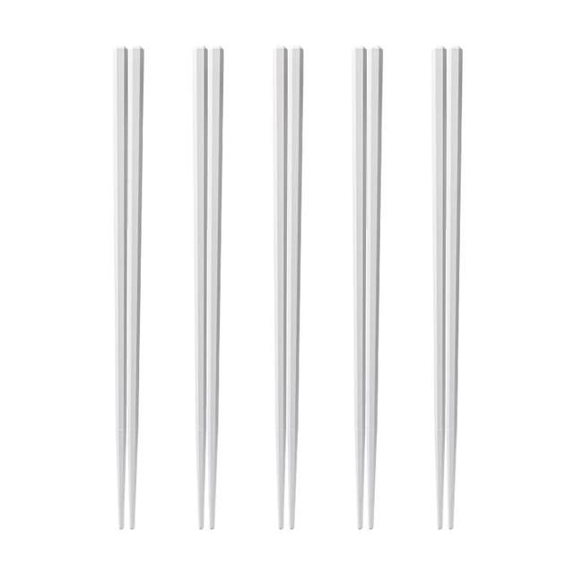Shuangshihui Anti-mold and Anti-slip Creamy Alloy Chopsticks