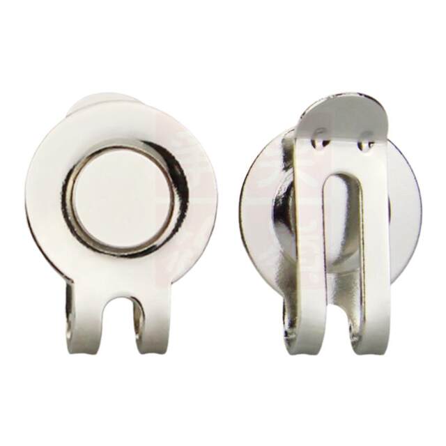 Golf hat clip Ball cap clip with magnet green tool Coins suckable Mark Magnetic hat accessories