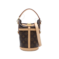 (travailleur autonome) Middle 95 new LV Louis Vuitton single épaule bag DUFFLE retro bucket frites bag old flower PVC