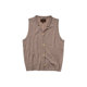 CycleDocument lapel woolen sleeveless vest
