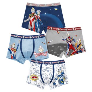 Pure cotton antibacterial children's underwear ultraman boys' underwear