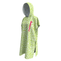 BE Fan Dean 2024 new cloak quick-drying towel beach towel green BAO WEN contrasting logo fashion and vitality