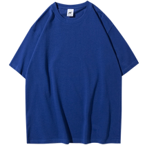 Heavy t-shirt custom printed logo work clothes pure cotton short-sleeved advertising cultural shirt team custom diy clothes embroidery