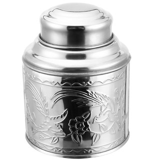 Tea can moisture-proof sealed can portable stainless steel traditional