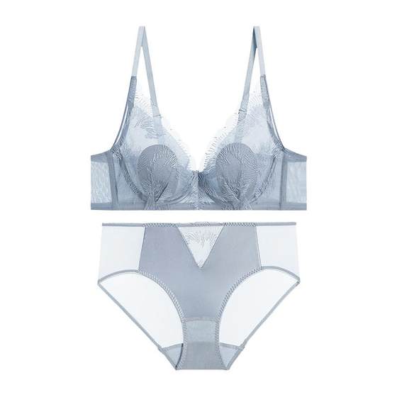 [Drunk in Fireworks] Love spring and summer underwear suit big breasts look small without steel rings and small breasts gathering bras
