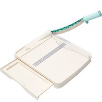 Jerrys 948 white small paper cutter manual A4 paper cutter stainless steel knife safety paper cutter photo paper cutter office paper cutter home cutting photo account cutting guillotine