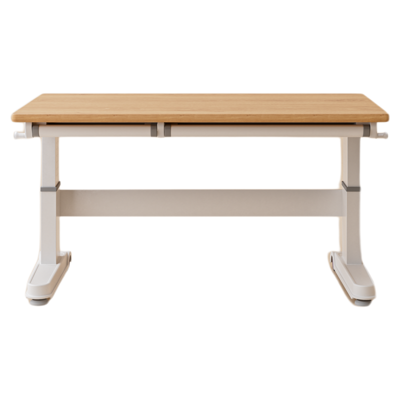 Solid wood children's learning lift table
