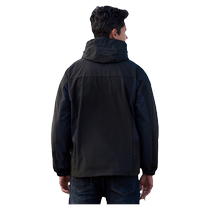 Jeep three-in-one jacket mens winter thickened warm assault jacket 2023 new windproof top for men