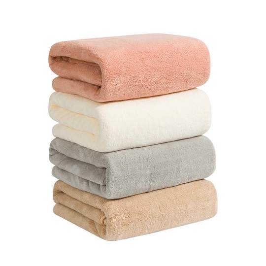 Bath towels for household A coral velvet water absorption for men and women