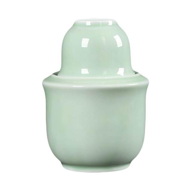 Wine Warming Vehicle Old-style Home Ceramic Wine Warming Kettle Yellow Wine