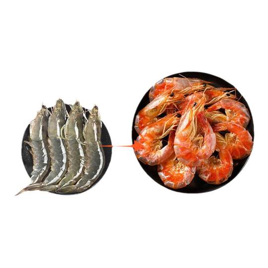 Additive-free ready-to-eat grilled dried shrimp Chaoshan snacks