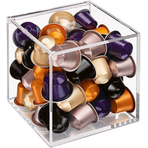 NESPRESSO View Capsule Coffee Storage Plexiglas Transparent Storage Box (Capsules not included)