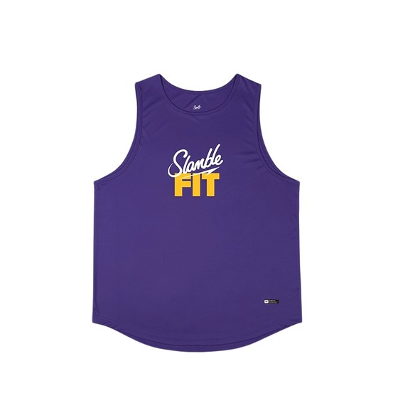 
SLAMBLE Summer New Sports Vest FIT Basketball T-shirt Quick Dry Breathable Sleeveless Training Running Fitness Clothes