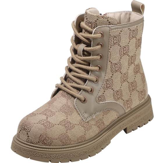 
Belle children's shoes, autumn and winter fashion versatile princess boots, medium-sized children's soft-soled fashion boots, little girl's British style Martin boots