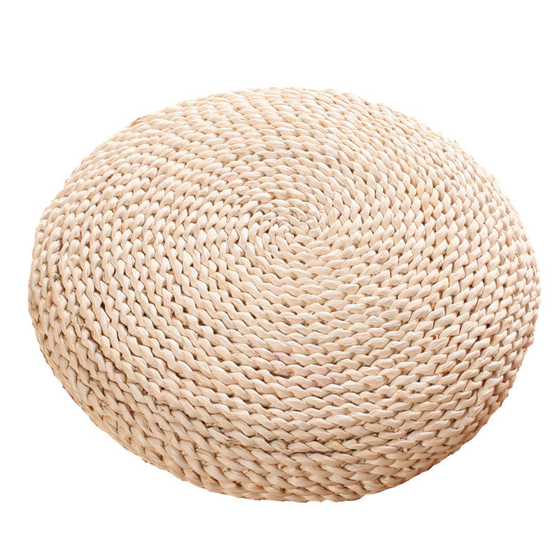Corn fur weaving bay window floor meditation wind seat cushion