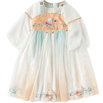 (Picture book joint IP shopping mall same style) Balabala boys short-sleeved overalls suit 2024 new summer clothes