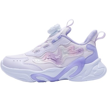 Elk 361 degree children's shoes girls' sports shoes children's running shoes autumn and winter new leather warm children's shoes