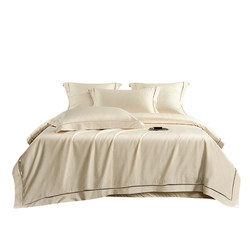 Shao's Light Luxury Four-Piece Set with Silver Thread Jacquard, High-End Duvet Cover, Bed Sheet, Bedding, Duvet Cover, Pillowcase