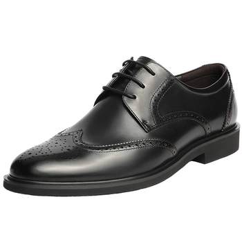 Trendy leather shoes belle brogue british style